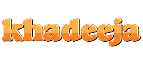 Khadeeja orange logo