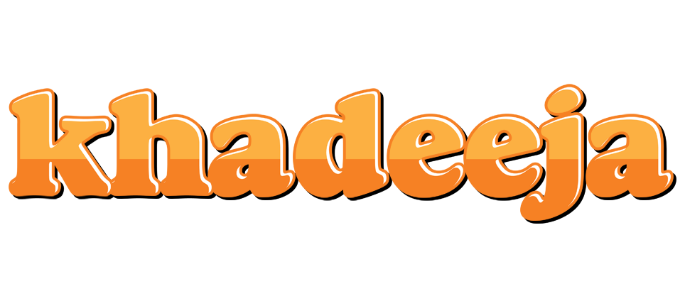 Khadeeja orange logo