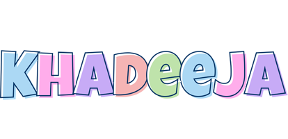 Khadeeja pastel logo
