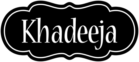 Khadeeja welcome logo