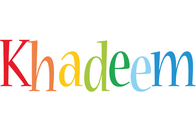 Khadeem birthday logo