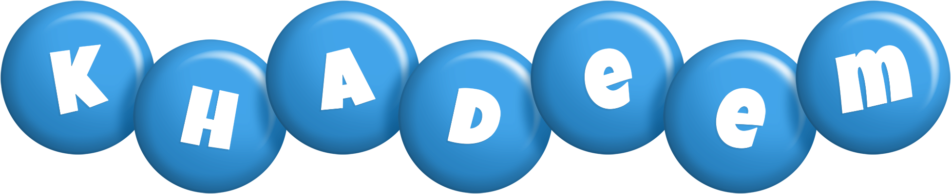 Khadeem candy-blue logo
