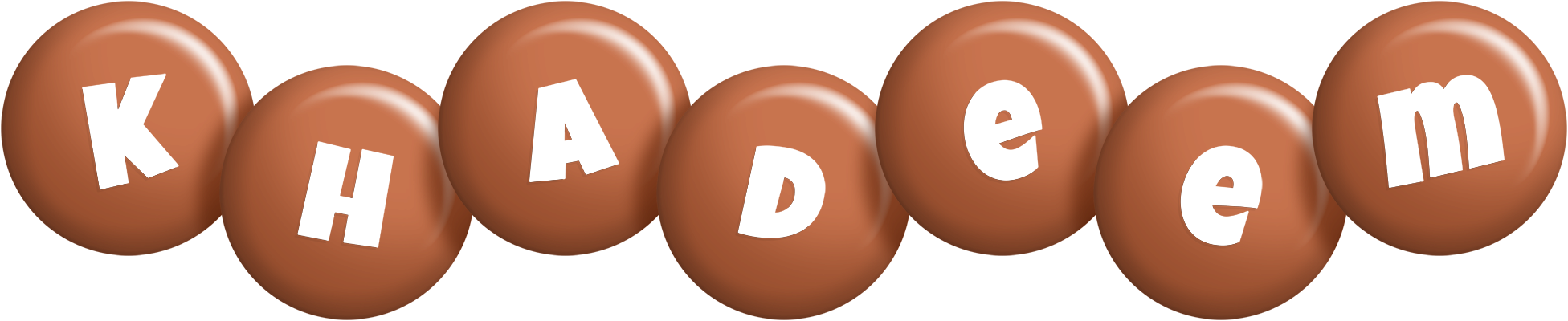 Khadeem candy-brown logo