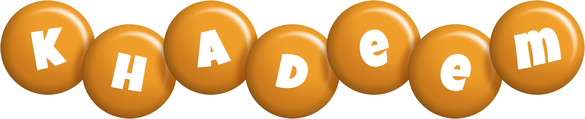 Khadeem candy-orange logo