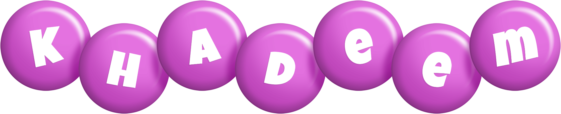 Khadeem candy-purple logo