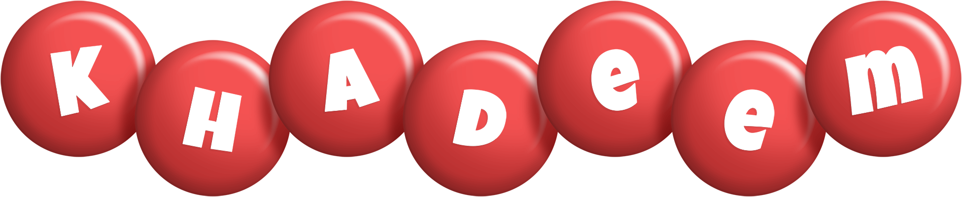 Khadeem candy-red logo