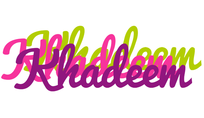 Khadeem flowers logo