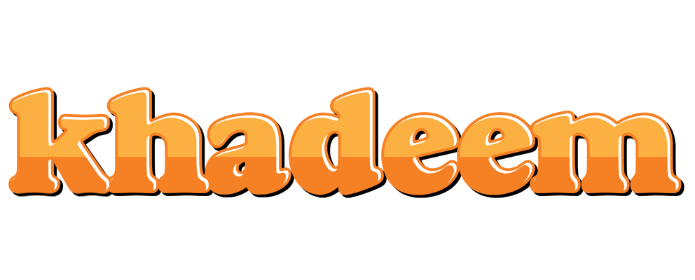 Khadeem orange logo