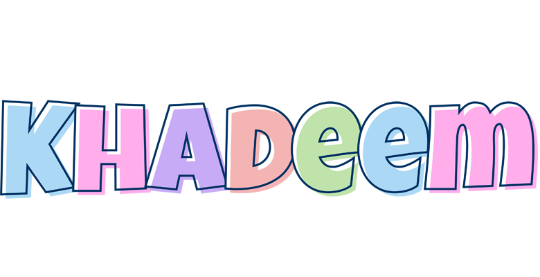 Khadeem pastel logo