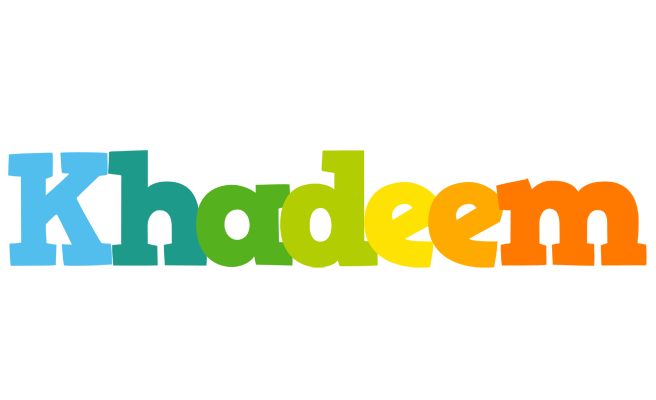 Khadeem rainbows logo