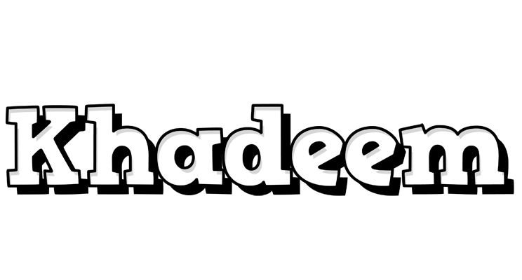 Khadeem snowing logo