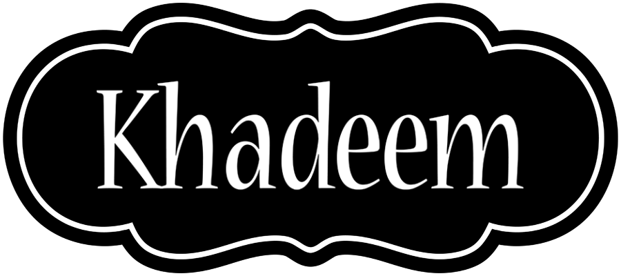Khadeem welcome logo