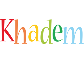 Khadem birthday logo