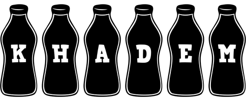 Khadem bottle logo