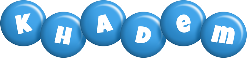 Khadem candy-blue logo