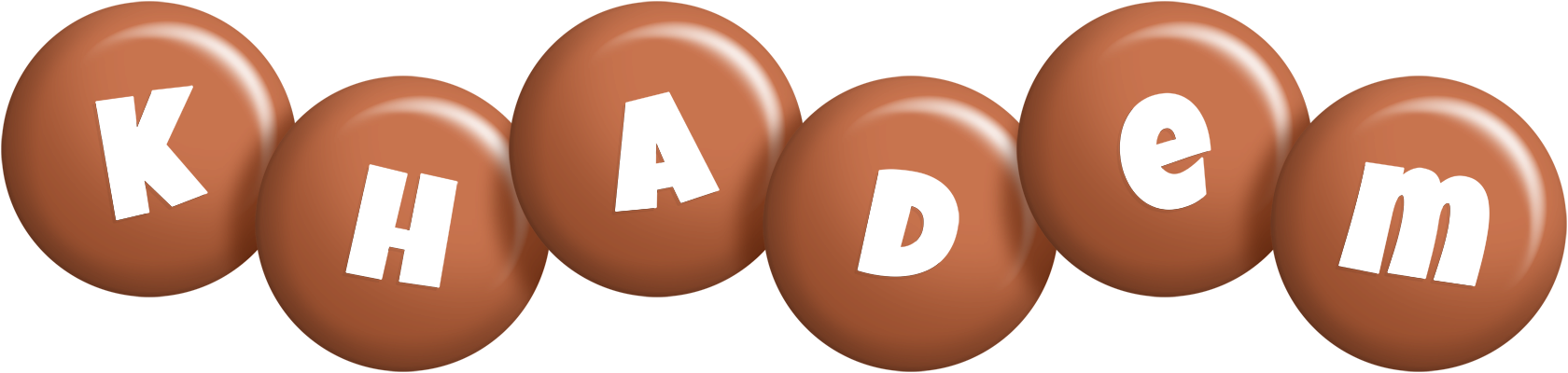 Khadem candy-brown logo