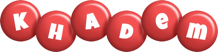 Khadem candy-red logo