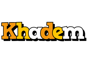 Khadem cartoon logo