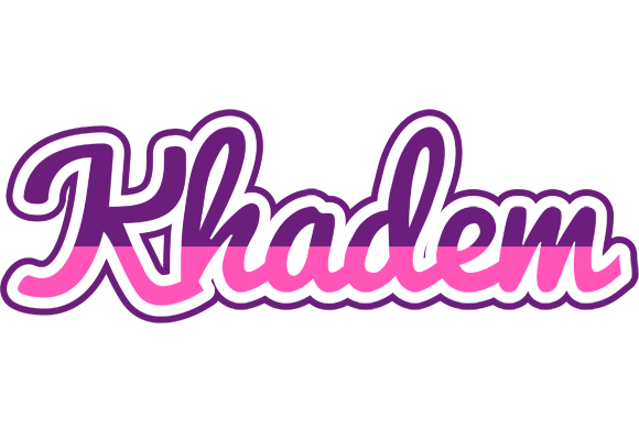 Khadem cheerful logo