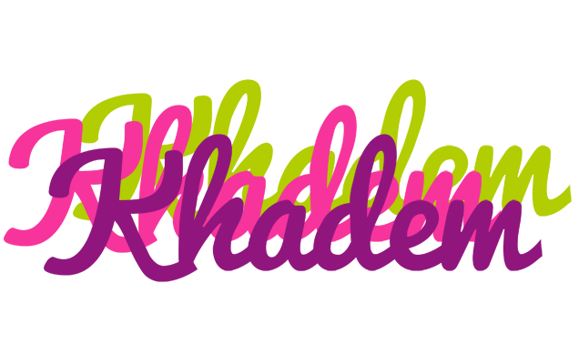 Khadem flowers logo