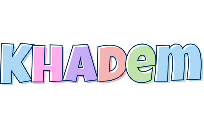 Khadem pastel logo