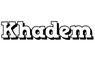 Khadem snowing logo