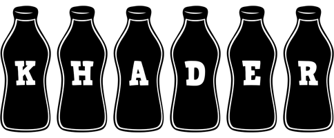 Khader bottle logo