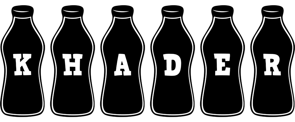 Khader bottle logo