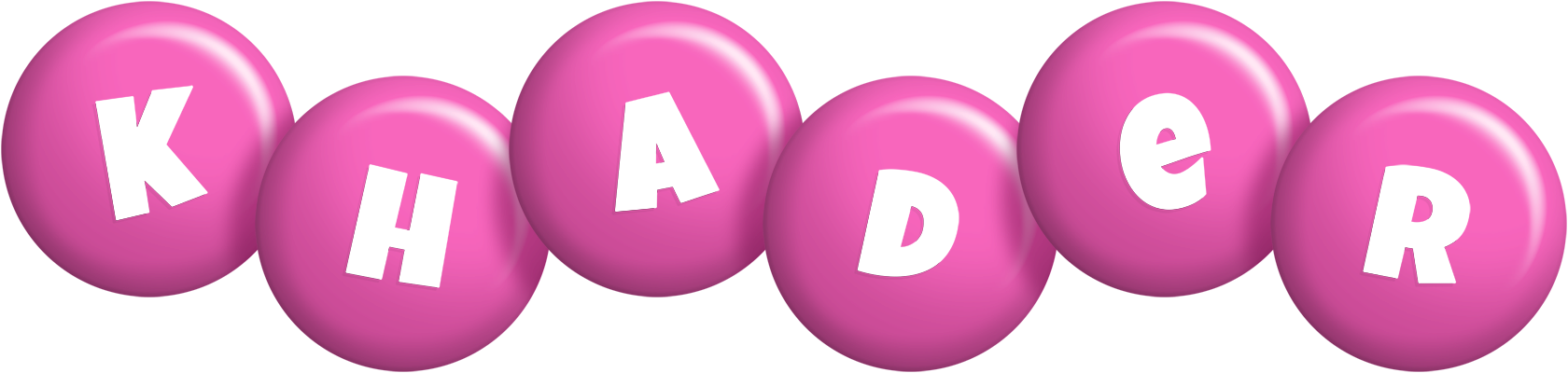 Khader candy-pink logo