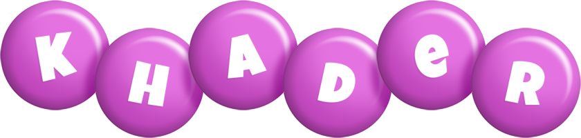 Khader candy-purple logo