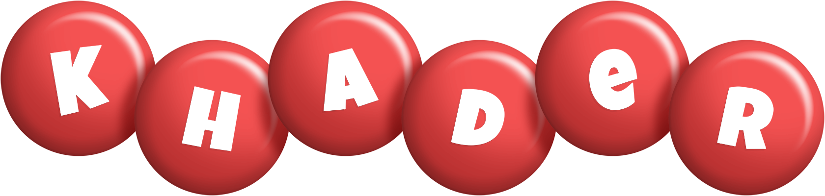 Khader candy-red logo