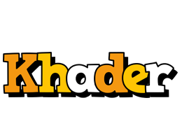 Khader cartoon logo