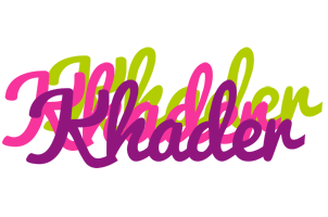 Khader flowers logo