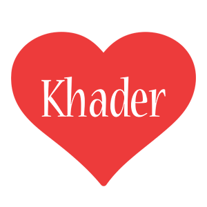 Khader love logo