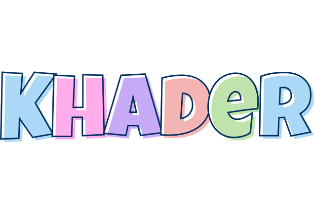 Khader pastel logo