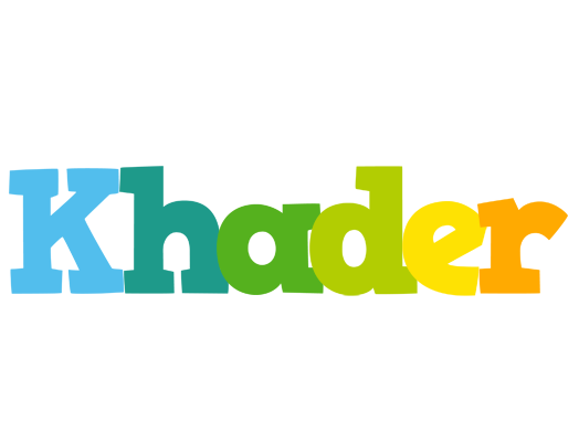 Khader rainbows logo