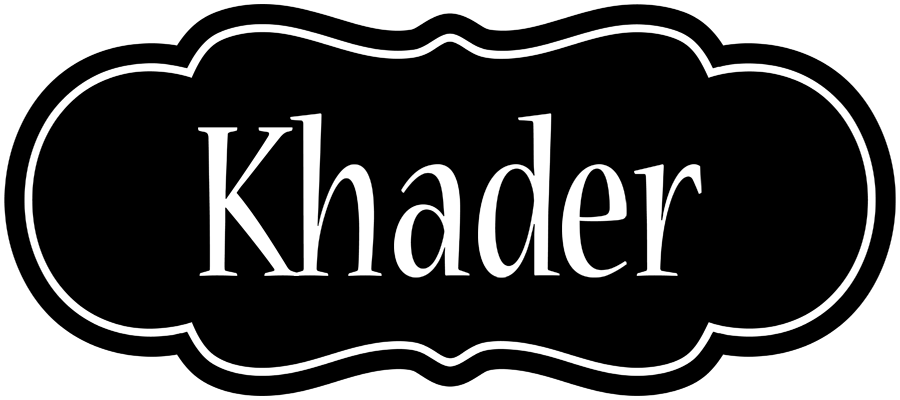 Khader welcome logo