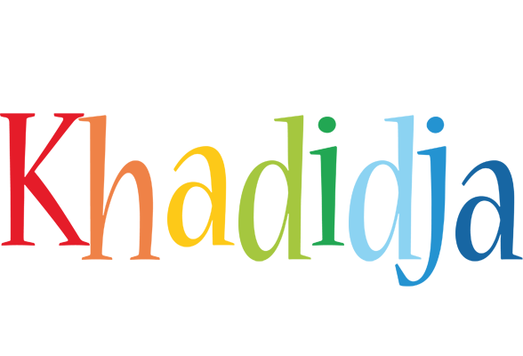 Khadidja birthday logo