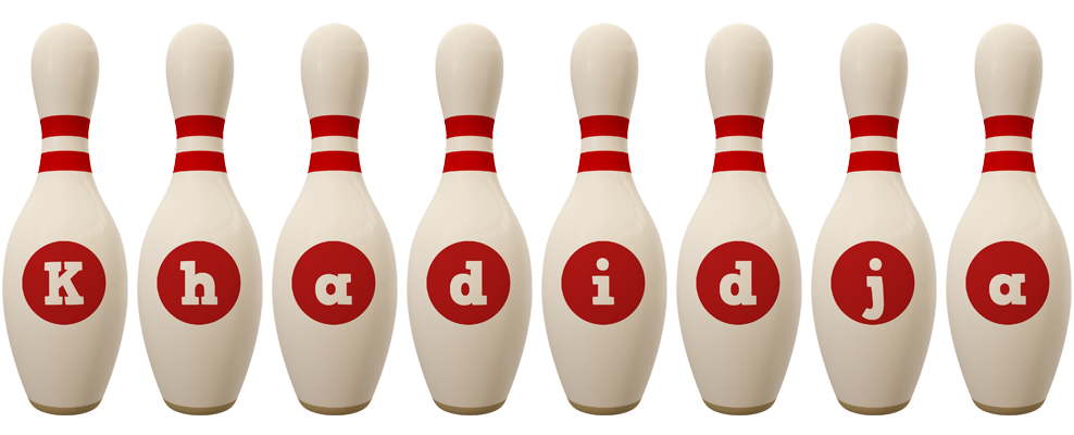 Khadidja bowling-pin logo