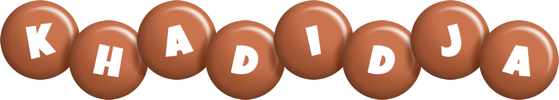 Khadidja candy-brown logo