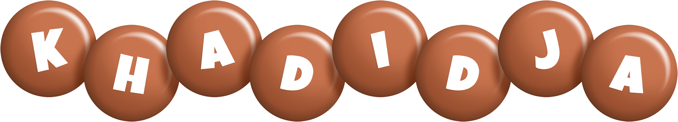 Khadidja candy-brown logo
