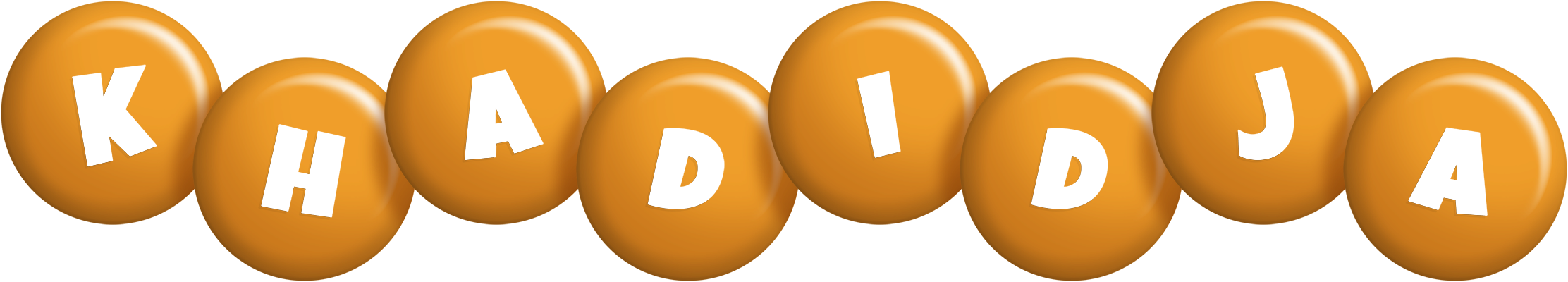 Khadidja candy-orange logo