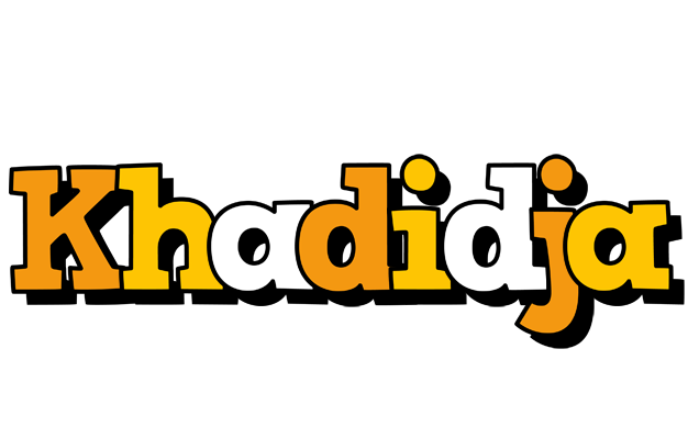 Khadidja cartoon logo