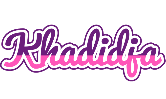 Khadidja cheerful logo