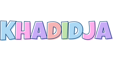 Khadidja pastel logo
