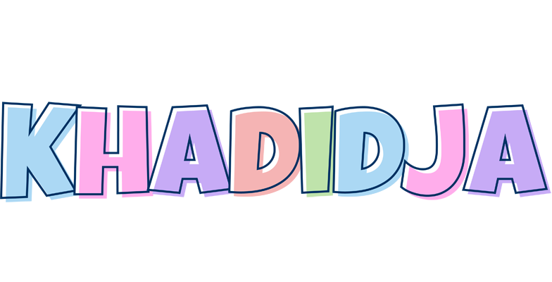 Khadidja pastel logo
