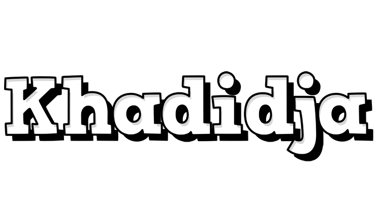 Khadidja snowing logo