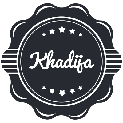 Khadija badge logo