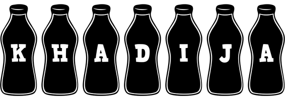 Khadija bottle logo