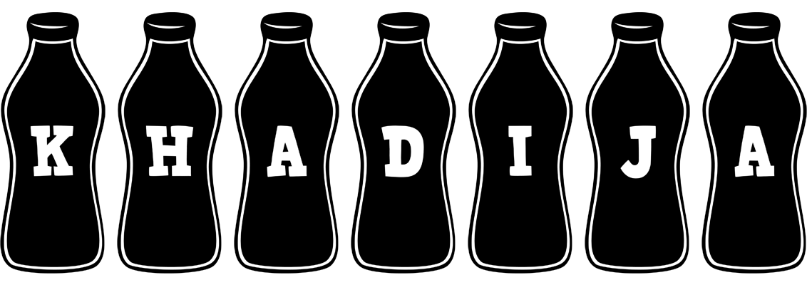 Khadija bottle logo